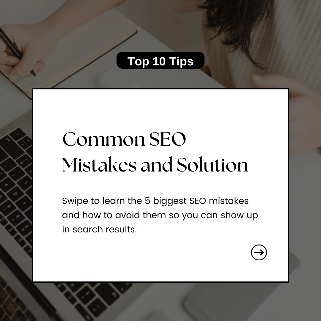 Common SEO Mistakes and Their Solution